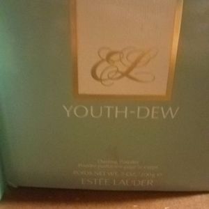 Estee Lauder/ YOUTH DEW BODY DUSTING POWDER, NEW IN BOX, PLUS DEODORANT